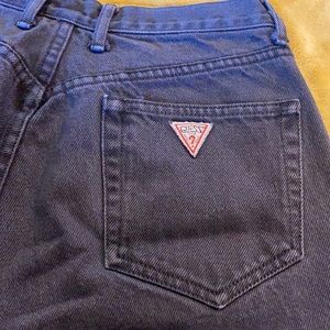 GUESS Vintage High-Waist Button-Up Jeans
